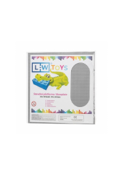 L-W Toys Velká podložka na stavění 50x50 bodů šedá