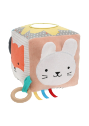 Petit Collage Textilní motorická kostka