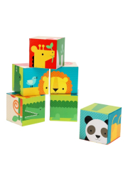 Petit Collage Kostky divoká zvířata