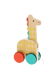 Petit Collage Tahací hračka žirafa