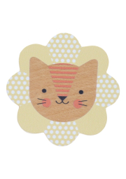 Petit Collage Dřevěné chrastítko lvíček