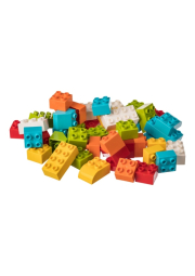 L-W Toys Sada kostek pro nejmenší stavitele 2. 50 ks