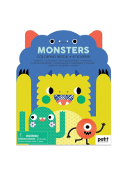 Petit Collage Omalovánka se samolepkami Monstra