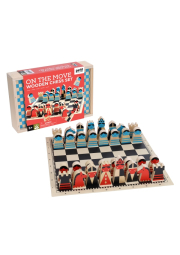 Petit Collage Dřevěné šachy Na tahu