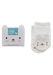 Petit Collage bio bavlněné ponožky Králíček