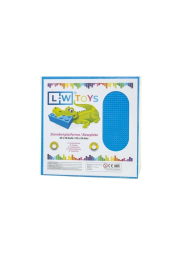L-W Toys Velká podložka na stavění 50x50 bodů modrá