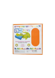L-W Toys Velká podložka na stavění 50x50 bodů oranžová