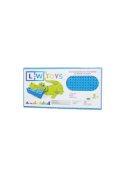 L-W Toys Podložka na stavění - JUNIOR 16x32 bodů modrá