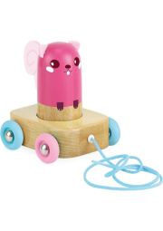 Vilac Tahací hračka a chrastítko Veverka