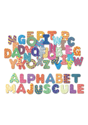 Vilac Dřevěné magnetky velká abeceda 56ks