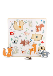 Vilac Lesní zvířátka puzzle s úchytem od Sarah Betz