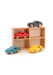 Vilac Sada 4 dřevěných autíček Super Vilacity