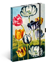 NOTIQUE Notes Tulipány Kateřiny Winterové, linkovaný, 13 x 21 cm