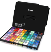 HIMI kvašové barvy - Twin Cup Gouache Set - 112 Colours - Black Edition