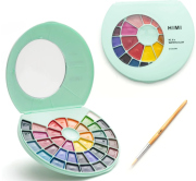 HIMI akvarelové barvy - Semi-Moist - 38 Colours in Pans (Green Edition)