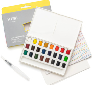 HIMI akvarelové barvy kit - 24 Colours in Pans