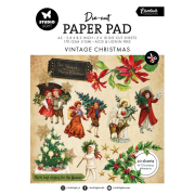 Studio Light Blok s papírovými výseky Studio Light Vintage Christmas, A5, 20 l. - Vánoční nostalgie