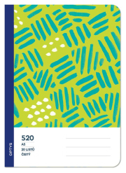 Školní sešit 520 bezdřevý čistý, razítko