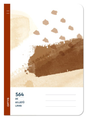 Školní sešit 564 bezdřevý linka, čokoláda