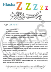 Logoped. cvičebnice hlásek Ž, dvojlist A4