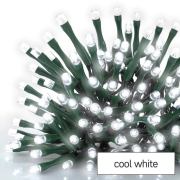 Vánoční osvětlení 24 m – 240 LED, studená bílá, 8 funkcí + 5 m kabel