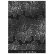 Cadence Transferová fólie Cadence, A3 - Květiny, stříbrné