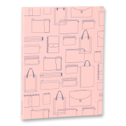 Katalogová kniha Foldermate Vintage A4, 30 folií - růžová