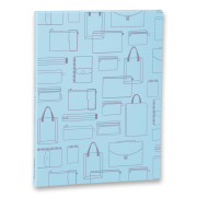 Katalogová kniha Foldermate Vintage A4, 30 folií - modrá