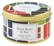 Vonná svíčka Black Berry & Bay, 65 g v plechové krabičce