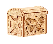 EscapeWelt Dřevěný hlavolam Pirátská truhla