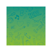 Ubrus do výtvarné výchovy 65x50cm BTS Ombre Boy