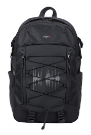 Studentský batoh Baggo Flex Heartbeat Black