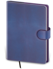 Linkovaný zápisník Flip L Double Violet