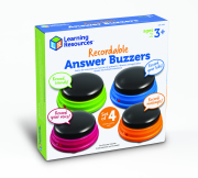 Learning Resources - Nahrávací zvuková tlačítka Answer Buzzers(sada 4 ks)