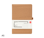 Zápisník A5 linka 96l DELI EN118L béžový