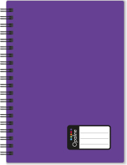 Twin wire blok A4 PP Opaline fialová