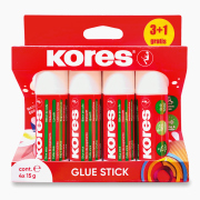 Lepicí tyčinka Kores - 15 g, blistr 3+1