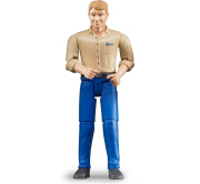 Bruder BWORLD Figurka muž v modrých kalhotách