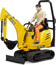 Bruder BWORLD Mikrobagr JCB s figurkou