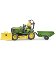 Bruder Zahradní traktor John Deere X949 se zahradníkem