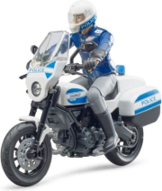 Bruder BWORLD policejní motocykl Ducati Scrambler s jezdcem