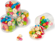 small foot Dřevěné navlékací korálky 4 ks