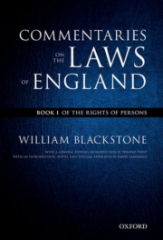 Oxford Edition of Blackstone's: Commentaries on the Laws of England, Book I, II, III, and IV