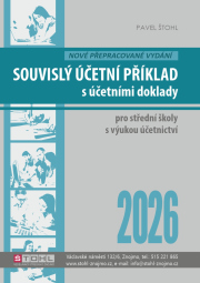 Souvislý účetní příklad s účetními doklady 2026