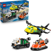 LEGO® City 60505 Remix: Letadlo, servisní vůz a vznášedlo