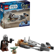 LEGO® Star Wars™ 75436 Mandalorian a Grogu a spídrová motorka