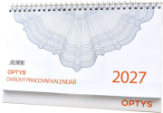 Kalendář stolní 2027, daňový, Optys