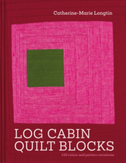 Log Cabin Quilt Blocks, 100 colour and pattern variations