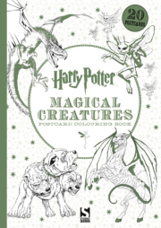 Harry Potter Magical Creatures Postcard Colouring Book, 20 postcards to colour