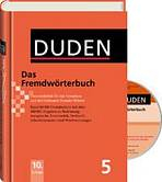 DUDEN 5 FREMDWÖRTERBUCH MIT CD-ROM